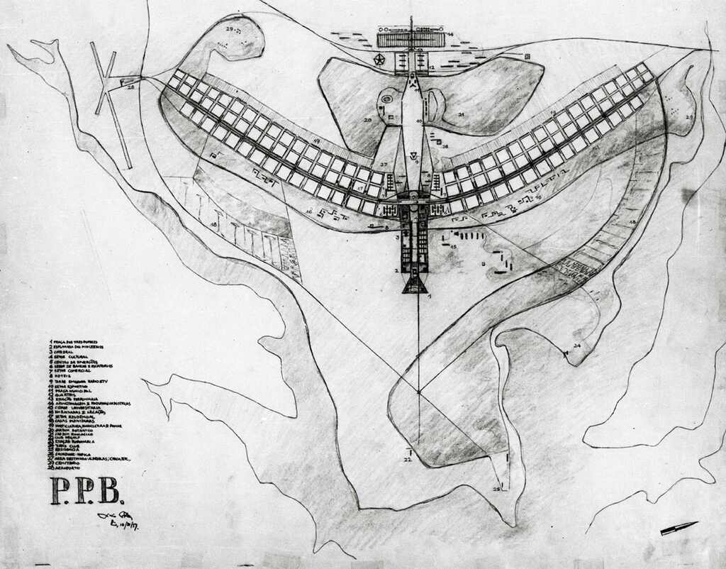 Primeiro Mapa de Brasília