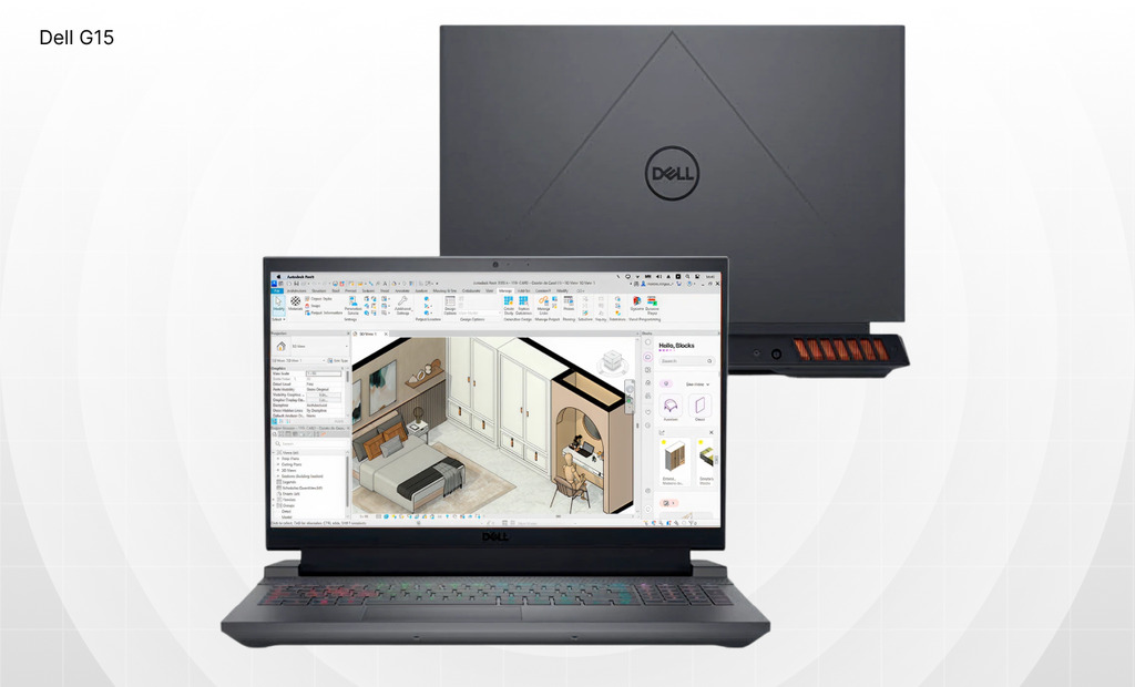 Notebook para Revit Dell G15