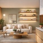 Sala reformada sem obra