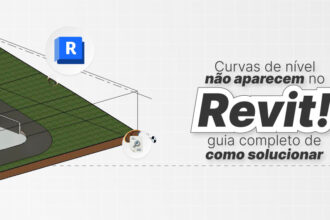 Imagem explicativa sobre por que curvas de nível não aparecem no Revit, com dicas para solucionar o problema na gestão de terreno e topografia.
