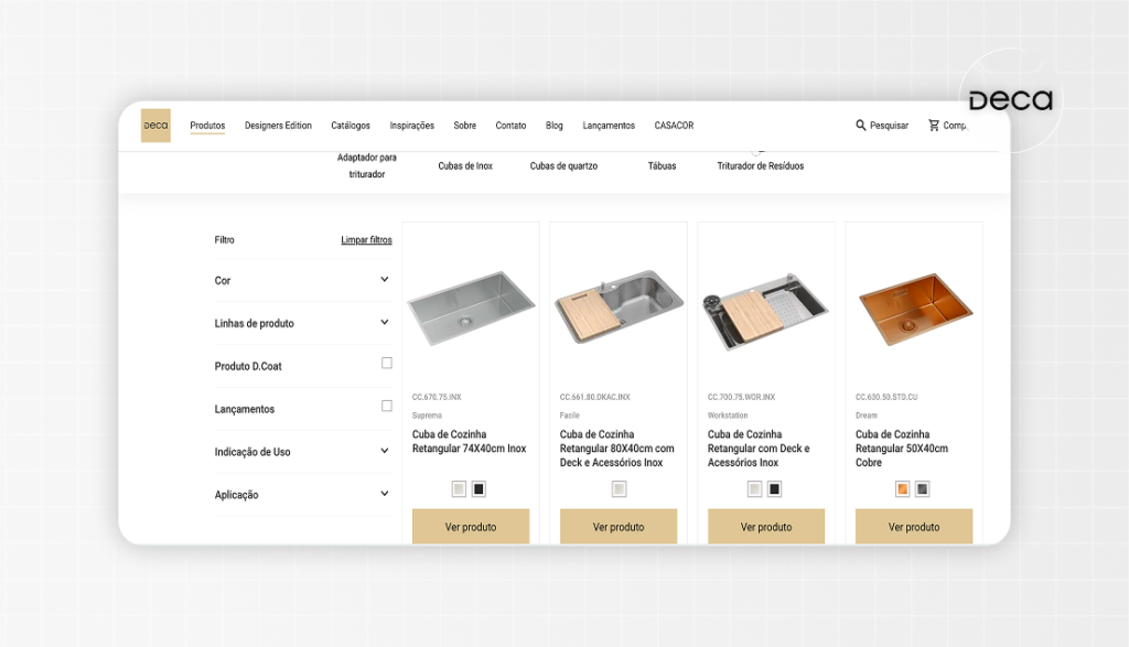 Melhores sites para baixar família revit grátis: Deca