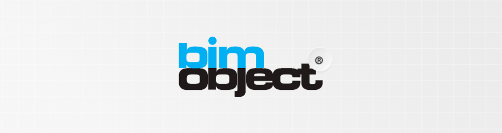 Logotipo da BIMobject, uma plataforma líder para encontrar e baixar família Revit grátis e outros objetos BIM.