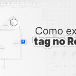 Interface do software Revit exibindo uma planta baixa com tags de parede, ilustrando como exibir tag no Revit de forma eficiente.